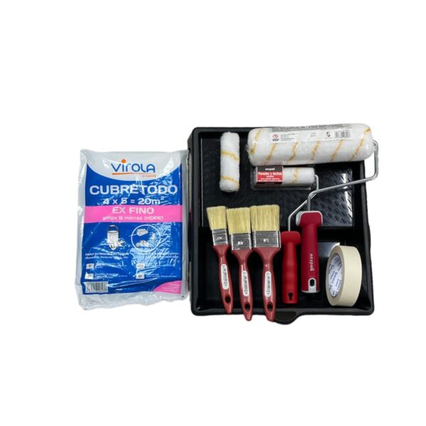 Kit profesional ahorro paredes y techos Especial Brochas